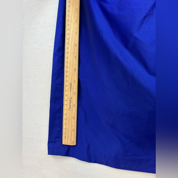 SUZY CHIN For MAGGIE BOUTIQUE Cocktail Dress Blue Purple Pleated Short Wedding 6 - Picture 6 of 14